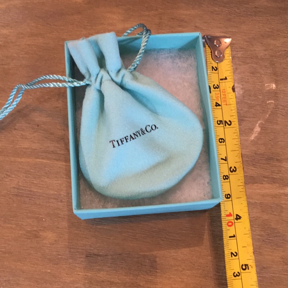 Tiffany & Co small jewelry box with pouch